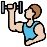 Bodybuilding icon