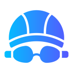 Swimming accessories icon